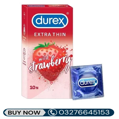  Durex Extra Thin Wild Strawberry Condom Price in Pakistan